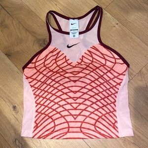 Nike Women's NikeCourt Dri FIT Slam Tennis Tank Top PINK